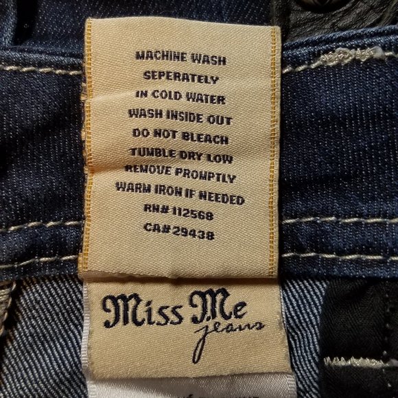 Miss Me JE5731E2L Easy Boot Sequined Jeans - 27 X 33 - Picture 15 of 16